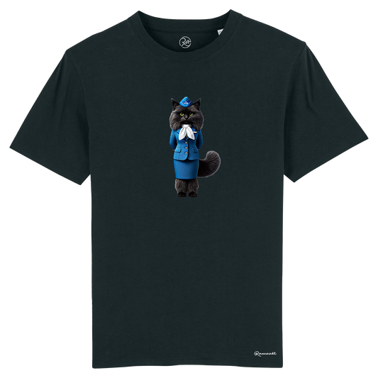 Cat Stewardess t-shirt