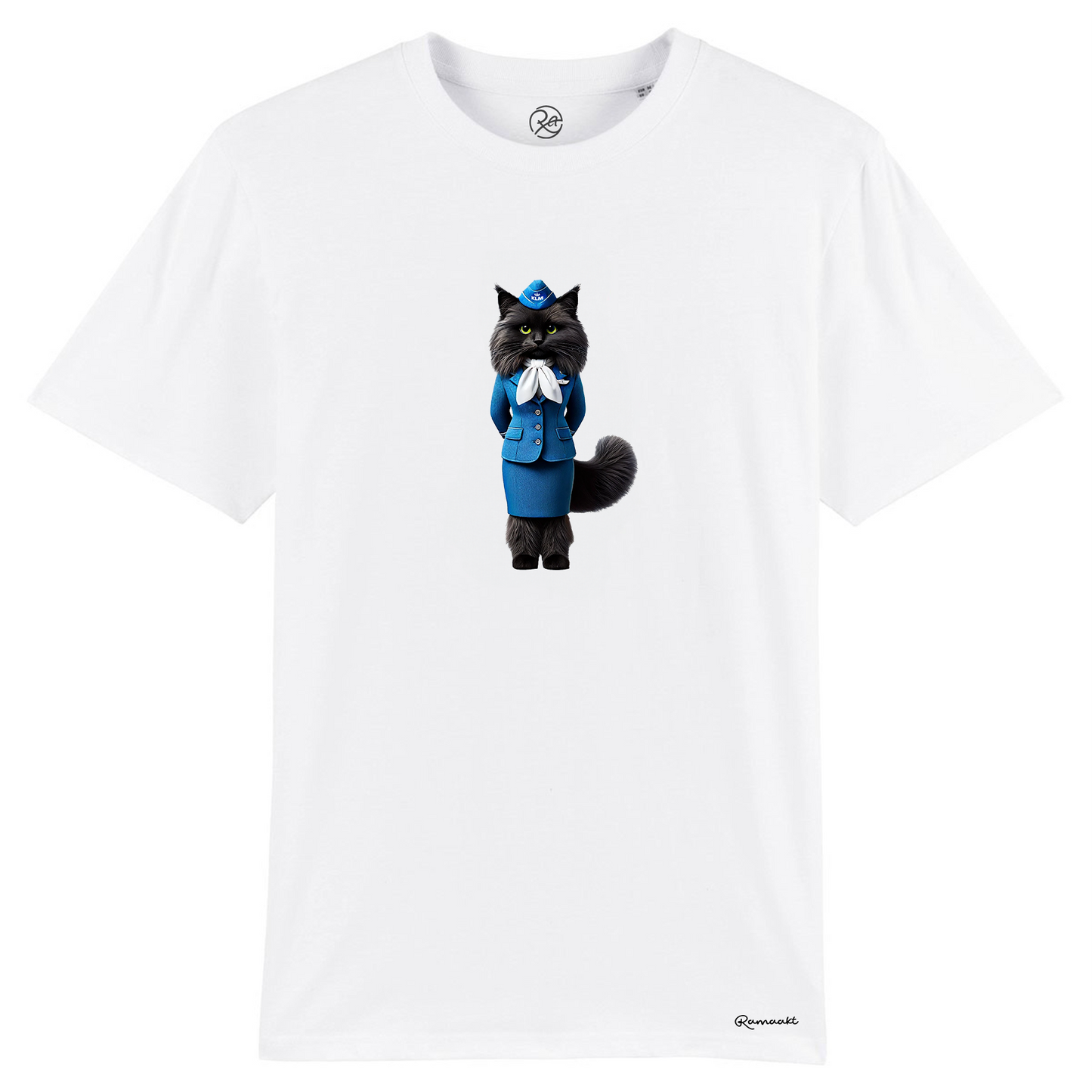 Cat Stewardess t-shirt