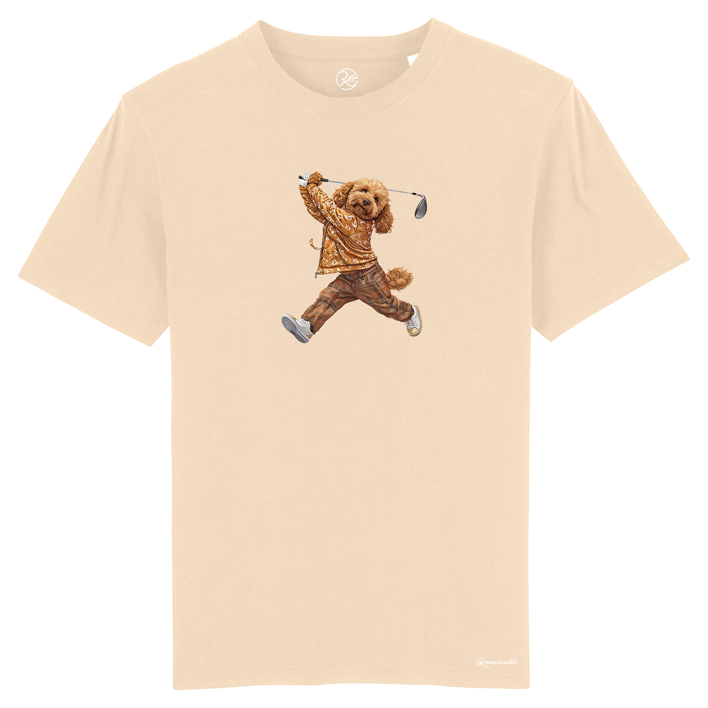 Labradoodle Hole in one t-shirt