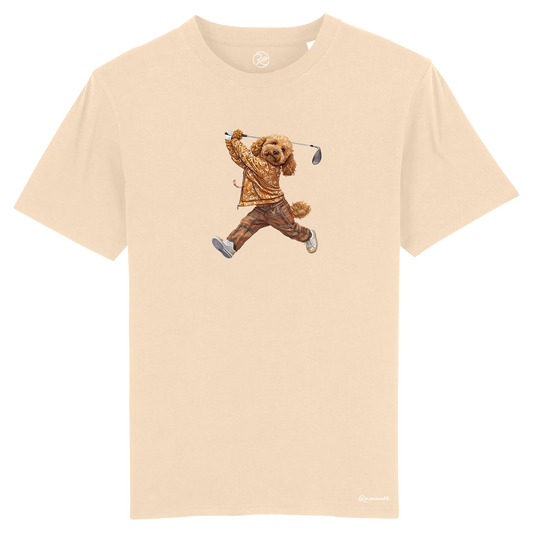 Labradoodle Hole in one t-shirt