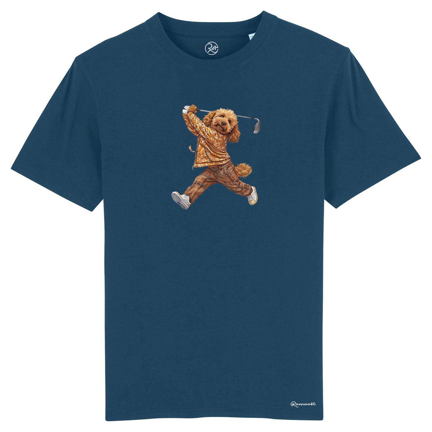 Labradoodle Hole in one t-shirt