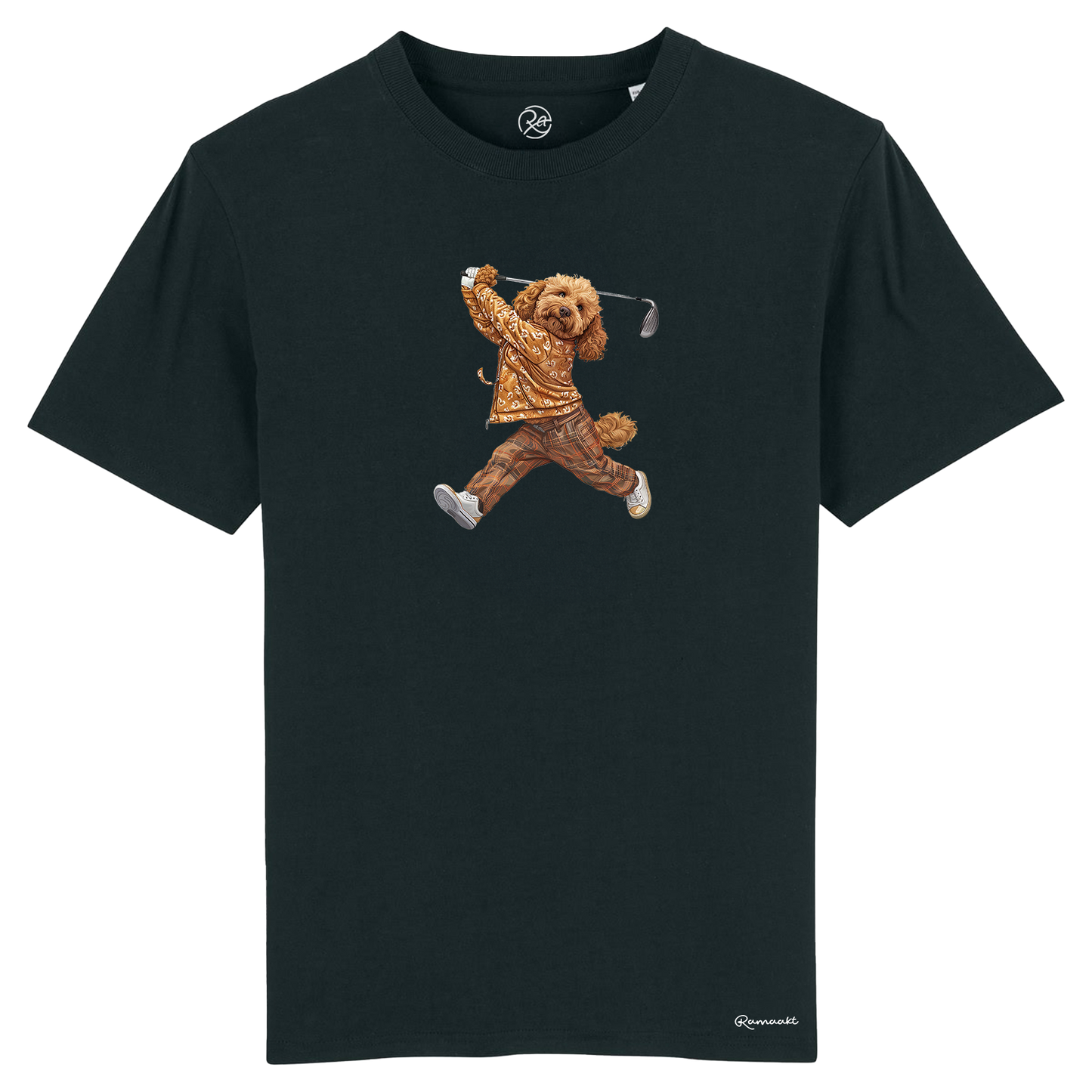 Labradoodle Hole in one t-shirt