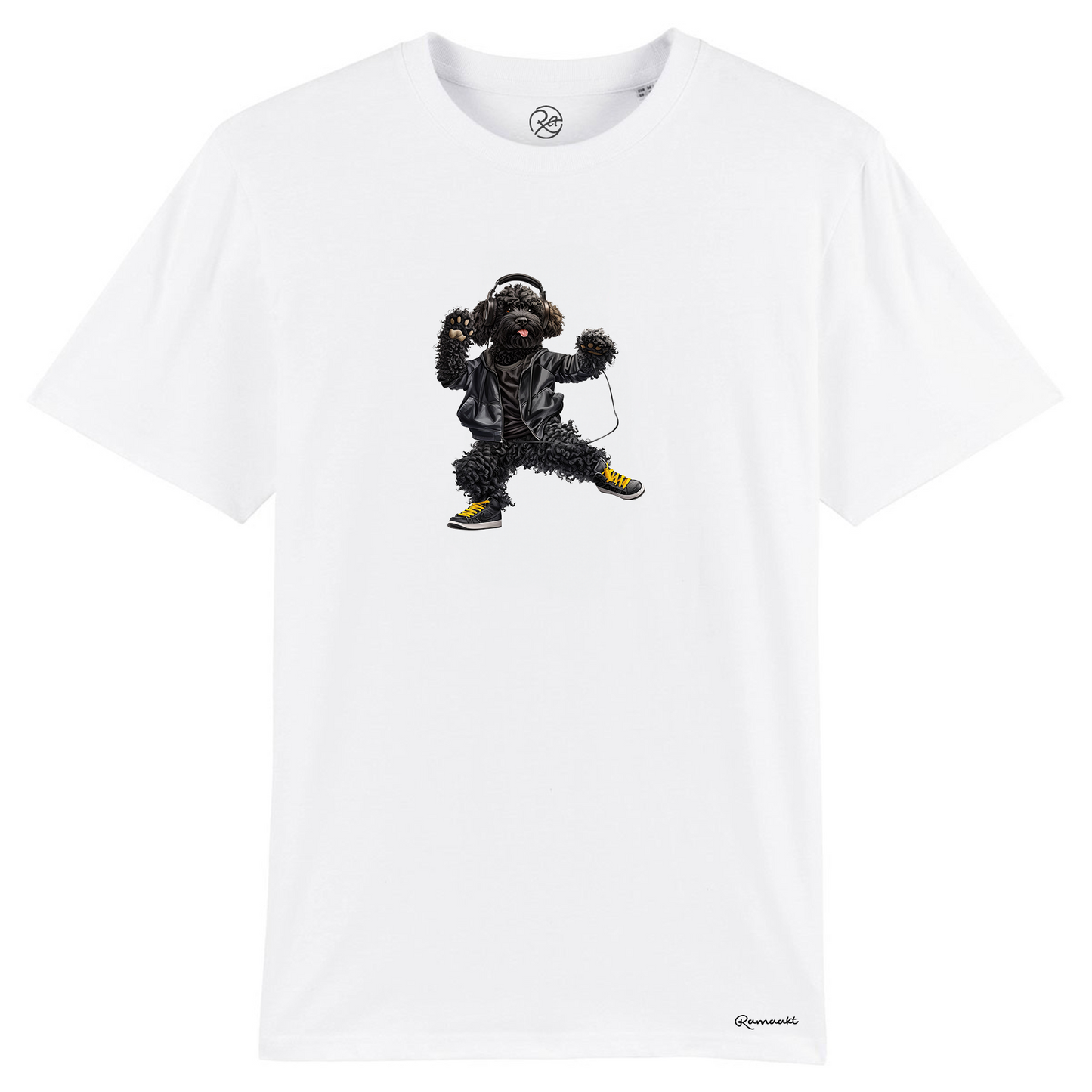 Labradoodle Headphone t-shirt