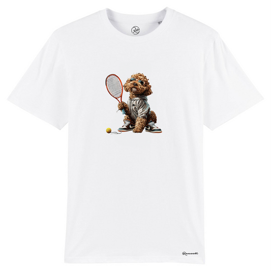 Labradoodle Tennis t-shirt