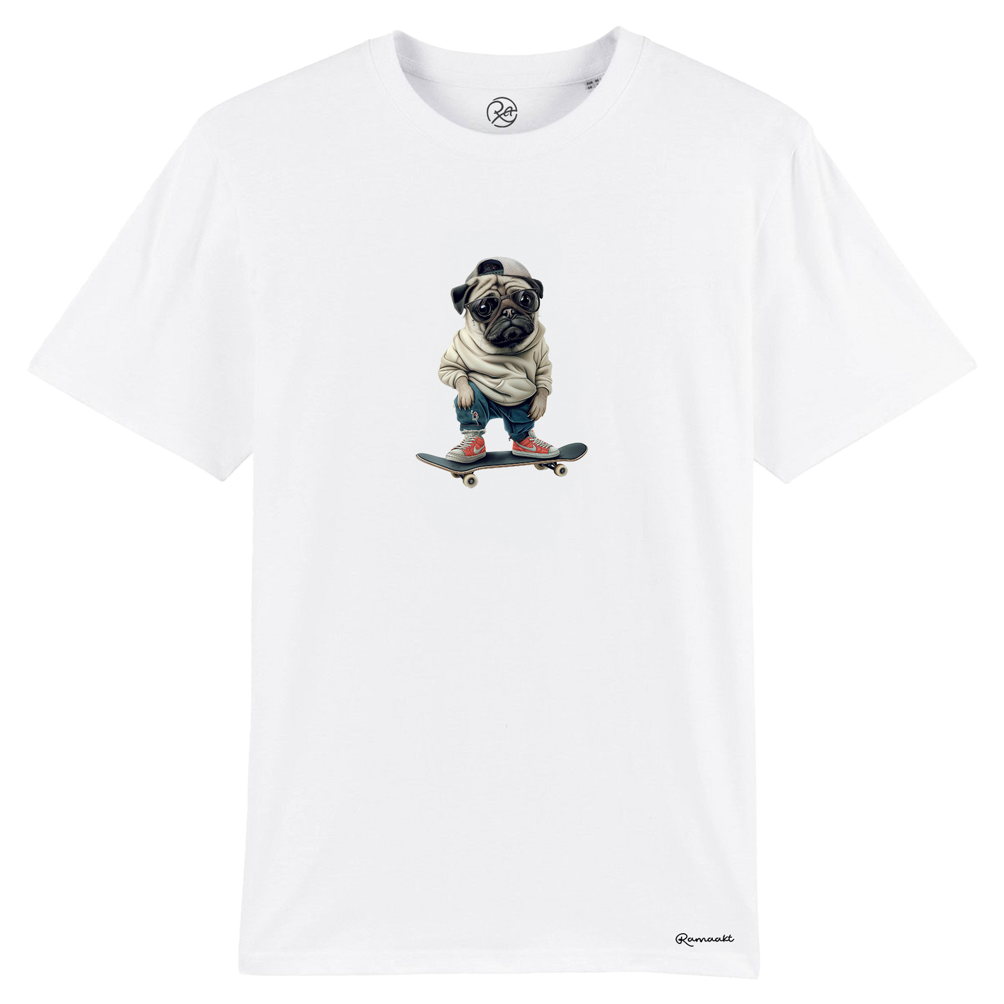 Pug Boarding t-shirt