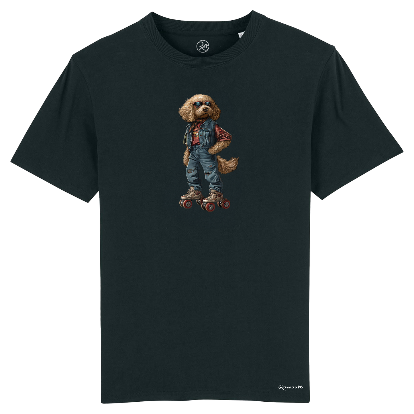 Labradoodle Skating t-shirt