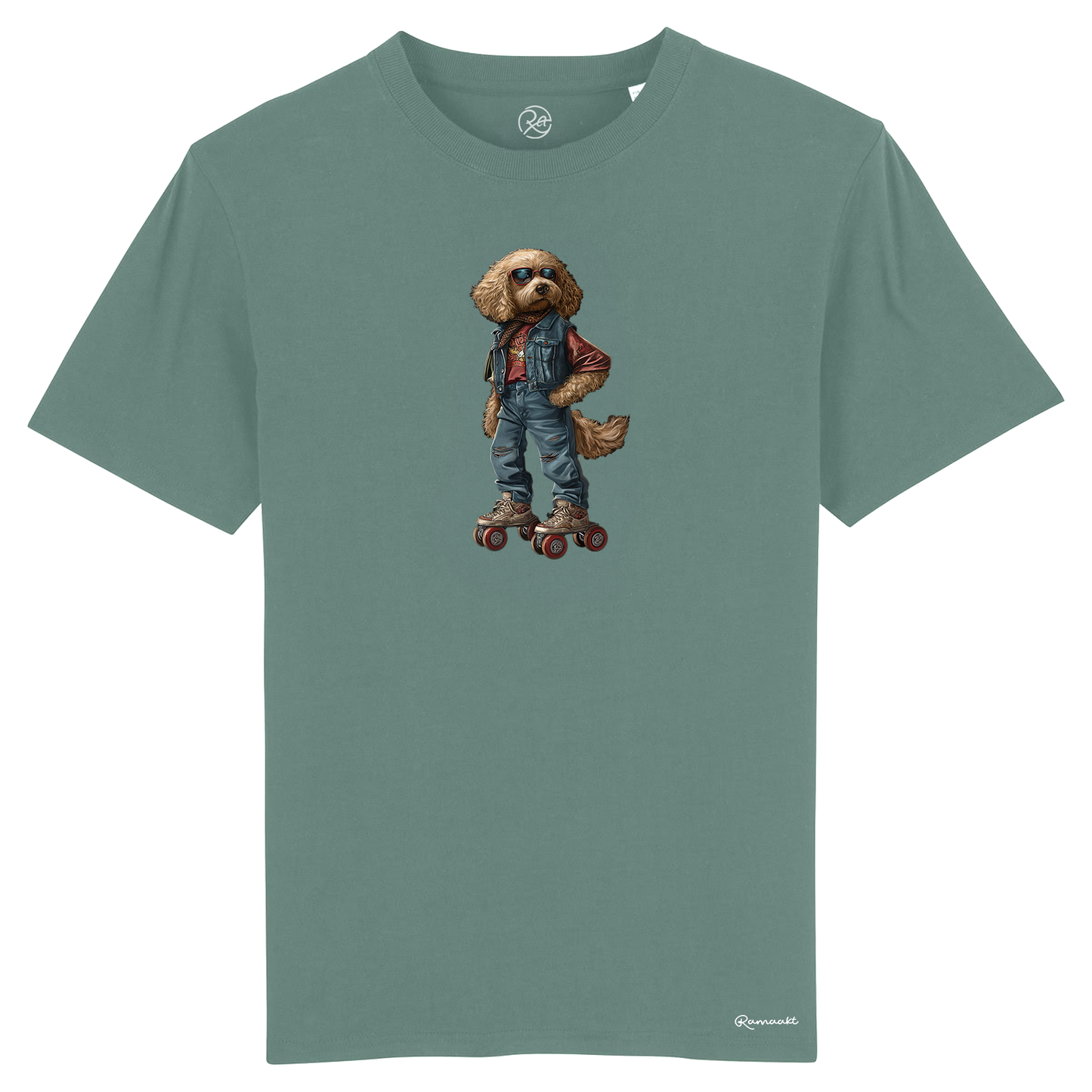 Labradoodle Skating t-shirt