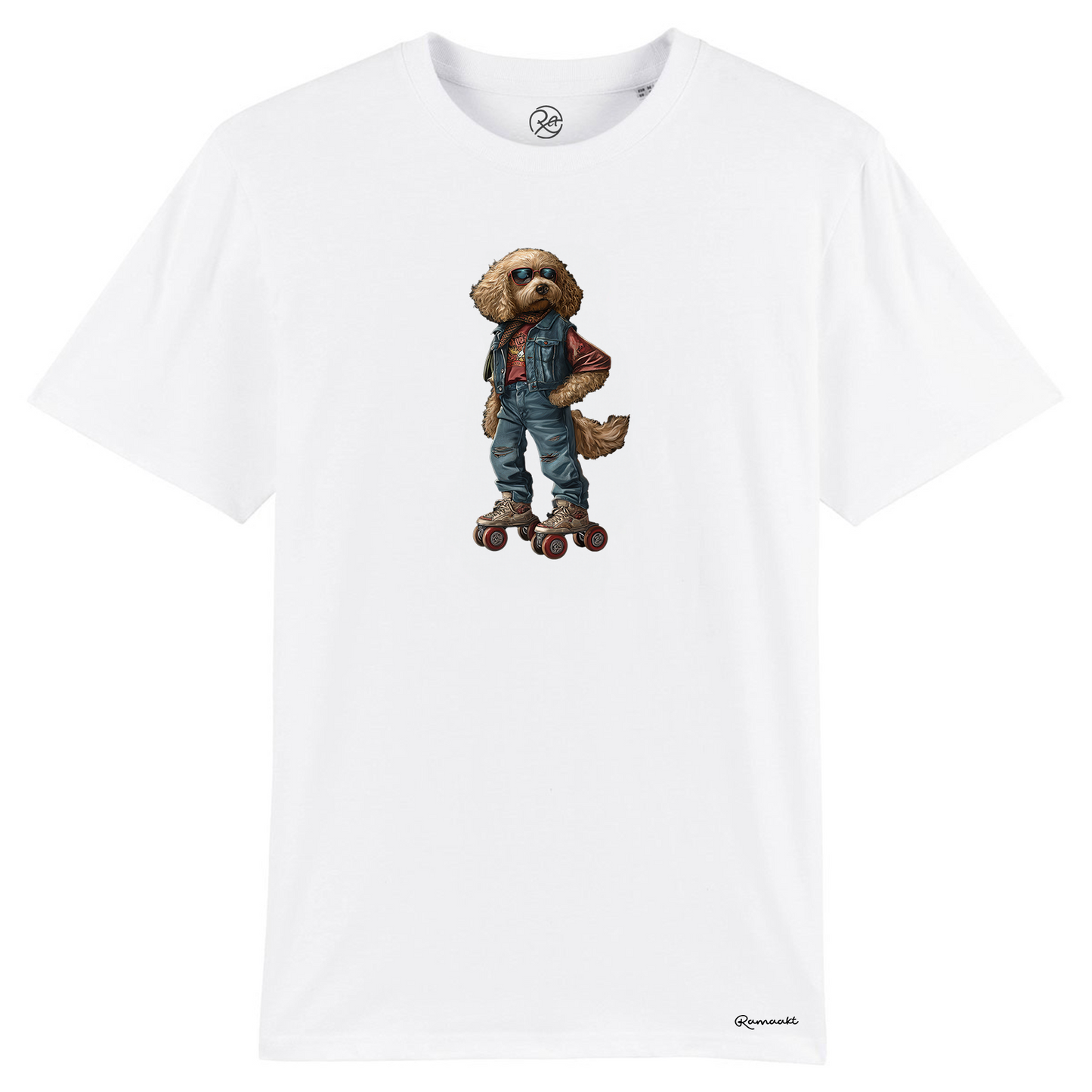 Labradoodle Skating t-shirt